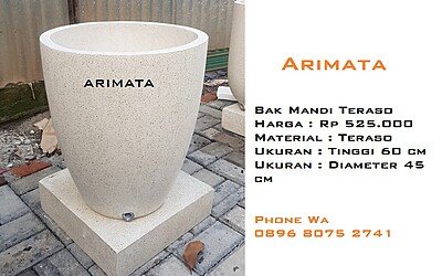 Harga Bak Mandi Terrazzo Model Pot Tanaman