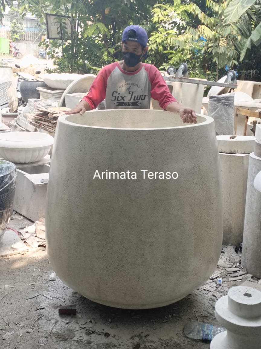 jual pot teraso ukuran besar